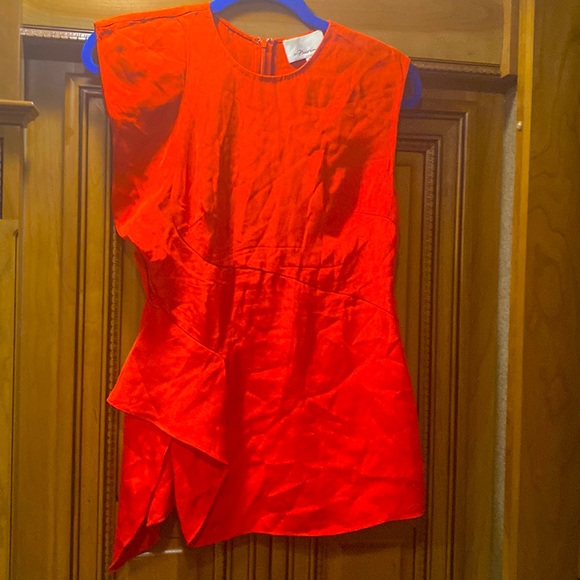 3.1 Phillip Lim Tops - 3-1 PHILLIP LIM Red Silk Top Size 0